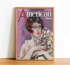 Retro Magazine Advertisement Poster Print, Vintage News Newspaper Cover Bulletin picture