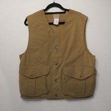 Vintage 90s CC Filson Mens Canvas Style 631 Cotton Hunting Vest Medium M jacket picture