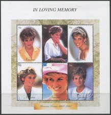 Nauru 1998 SG477-482 Princess Diana sheetlet MNH picture