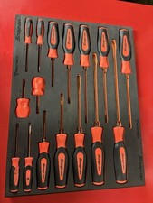 New Snap-on™ Instinct Power Handle 16pc Screwdriver Set SGDX160BF in Foam picture