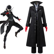 Anime Game Persona 5 Joker Protagonist Cosplay Costume Uniform Halloween Outfits picture
