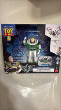 Mattel Toy Story Buzz Lightyear Flying RC Figure HI-TECH Edition White/Green picture