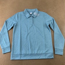 Comfort Corner B8P Women's Size Small Teal Textured Long Sleeve Pullover Top NWT picture