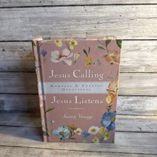 New Jesus Calling Jesus Listens: Morning & Evening Devotional (2024,Hardcover) picture