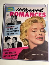 MARILYN MONROE - HOLLYWOOD ROMANCES /#10 1956 GREAT COLOR PHOTO COVER MAGAZINE picture
