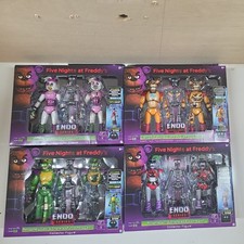 Jazwares Five Nights Freddy's FNAF Endo Series Wave 3 Full Set of 4 Figures MISB picture