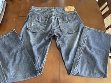 Vintage True Religion Ricky Big T 38x34 (37x33) RARE Authentic Y2K Blue Jeans picture