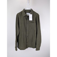 Les Deux CC20 Kent Corduroy Shirt in Rosin Green Brand New with Tags Medium picture