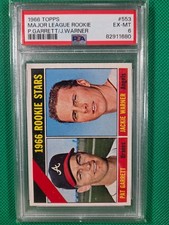 1966 Topps- #553 Garrett/Warner PSA 6, EX-MT High Number picture