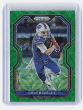 2020 Panini Prizm #5 Cole Beasley Prizm Green Scope #/75 picture