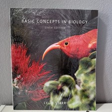 Basic Concepts in Biology 6th Edition Paperback Textbook (2006) Cecie Starr picture