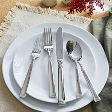 Henckels Plaza 65 Piece Kitchen Flatware Set, Stainless, 12 Place Settings, NEW picture