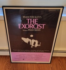 THE EXORCIST   Professionally Framed Folded Poster  1974 WARNER BROS picture
