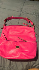 Dooney & Bourke Pink Pebbled Zip Shoulder Bag, Lined with Inner Pockets  lot 2 picture