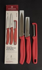 Victorinox 3-Piece Paring Knife Set W/ Peeler (Red) picture