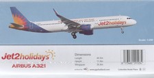 Jet2 Holidays Model Plane Aircraft Airbus A321-200 1:200 Scale PPC Holland BNIB picture