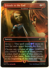 MTG Friends to the End - Twinflame FOIL Secret Lair x Chucky 1810 NM picture