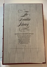 Timebends by Arthur Miller (1987, HC) SIGNED 1st Franklin library Printing picture
