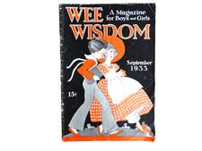 WEE WISDOM – September 1933 – Walking to School picture