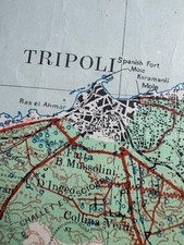 Tripoli Map Libya Sep 1950 Map Large sheet ..................................... picture