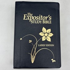 The Expositor's Study Bible Ladies' Edition KJV Jimmy Swaggart Navy Blue picture