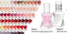 ESSIE GEL COUTURE NAIL POLISH KIT, COLOR + TOP COAT , 0.46OZ EA, CHOOSE YOUR KIT picture