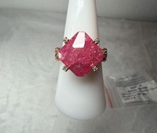 BP Radiant Harmony Rose Gold Pink Ice Crystal Size 7 LINKS picture