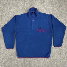 Patagonia Jacket Mens Medium Synchilla Snap T Pullover Sweater 25450 picture