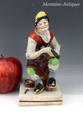 Early Pearlware Staffordshire Cobbler Figure picture