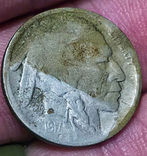 1917-D Buffalo Nickel 5C 3 and 1/2 Legs picture