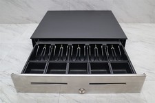 APG 18x16 Retail Cash Drawer w/ Money Till POS Point-of-Sale 5 Bill / 5 Coin 24V picture
