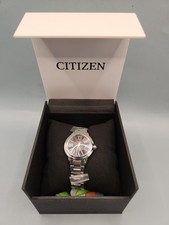 NEW Citizen Ladies L Ceci Eco-Drive Black Dial Watch - EM1160-58E picture