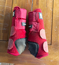 Classic Equine Legacy Red Sport Tendon Horse Boots Size Small picture