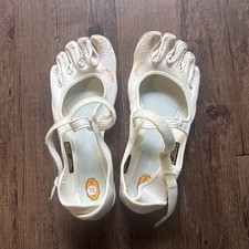 REPLICA Vibram FiveFingers Women's White Lace-Up Mesh Rubber Toe Size 6.5 picture