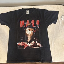Real Vintage 1992  W.A.S.P I Met Chainsaw Charlie  Tour Shirt Rare WASP  XL size picture