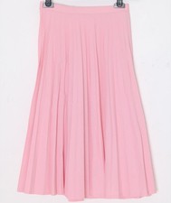 1978–1984, Nordic Accordion Skirt in Rose-Pink Viscose–Blend Pleating Cloth picture