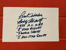 Bobby Shantz🔥MLB Debut: 1949 Philadelphia Athletics🔥Autograph 🧢 picture