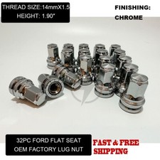 32 OEM Factory Style Lug Nuts 14x1.5 For Ford Super Duty F-250 F-350 HCPZ-1012-B picture