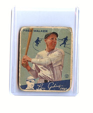 1934 Goudey Fred Walker New York Yankees #39  ⭐️💥🎯 Original picture