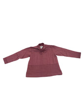 Vintage Coldwater Creek Mauve Funnel Neck Drawstring Sweatshirt Small Turkey picture