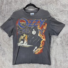 VTG Ozzy Osbourne Shirt Mens Large 1988 Ozzy Is Tour Band Tee 80s Single Stitch picture