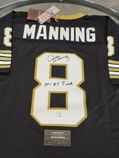 Archie Manning Autographed/Signed Jersey FANATICS New Orleans Saints  picture