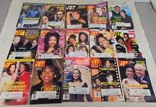 HUGE Lot of 125 - 1990s JET Magazines Pop Culture African American History Vtg picture