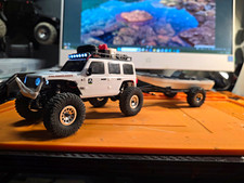 Boat & Trailer – SCX30 1:30 Scale Custom 3D Printed. W/hitch & 1/30 Fishing Rod picture