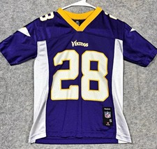 Vintage Reebok Minnesota Vikings Adrian Peterson Football Jersey Purple small picture