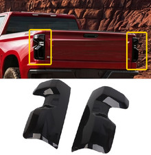 Blackout Smoked Tail Light Covers For 2019+ Chevy Silverado 1500 A Pair 2Pcs picture