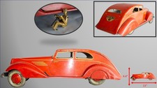 Extremely Rare 1930's Tin Clockwork Large French 