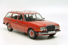 KK-Scale 1/18 Red Mercedes-Benz 250T W123 Diecast-Non-Openable Doors, Clear Info picture