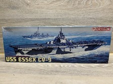Dragon 7049 1:700 USS Essex CV-9 Model Kit 2005 Factory Sealed Aircraft Carrier picture
