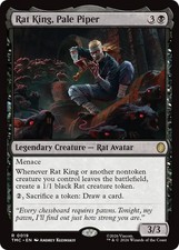 MTG Rat King, Pale Piper [Teenage Mutant Ninja Turtles Commander] Near Mint Magi picture